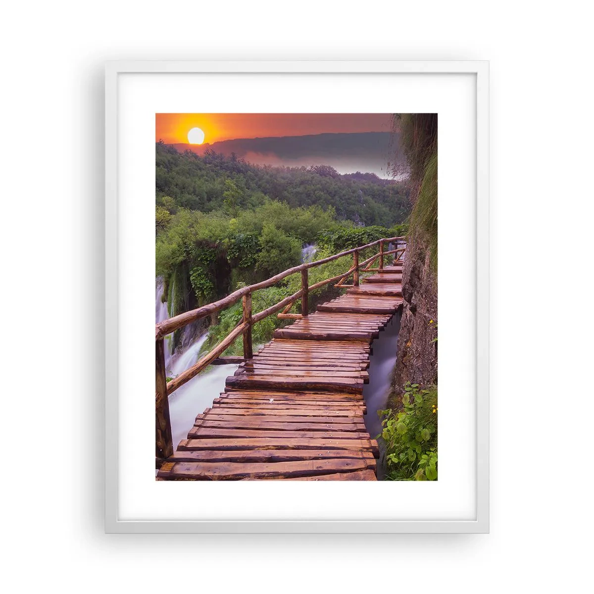 Pôster em moldura branca - Beleza inacreditável - 40x50 cm