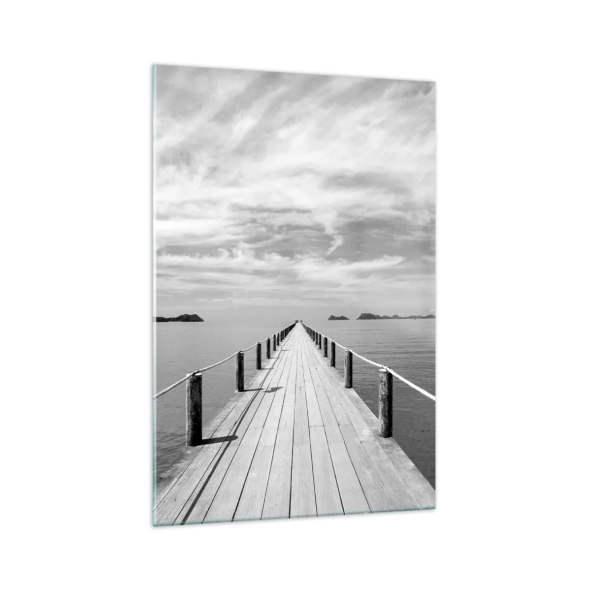 Quadro em vidro - Talvez uma viagem... - 70x100 cm