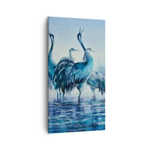 Quadro em tela - Reunião matinal - 55x100 cm