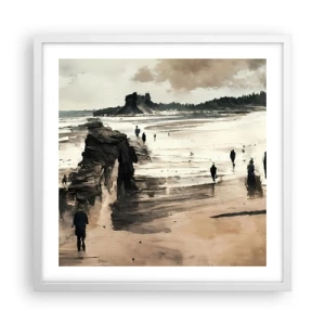 Pôster em moldura branca - Convocados - 50x50 cm