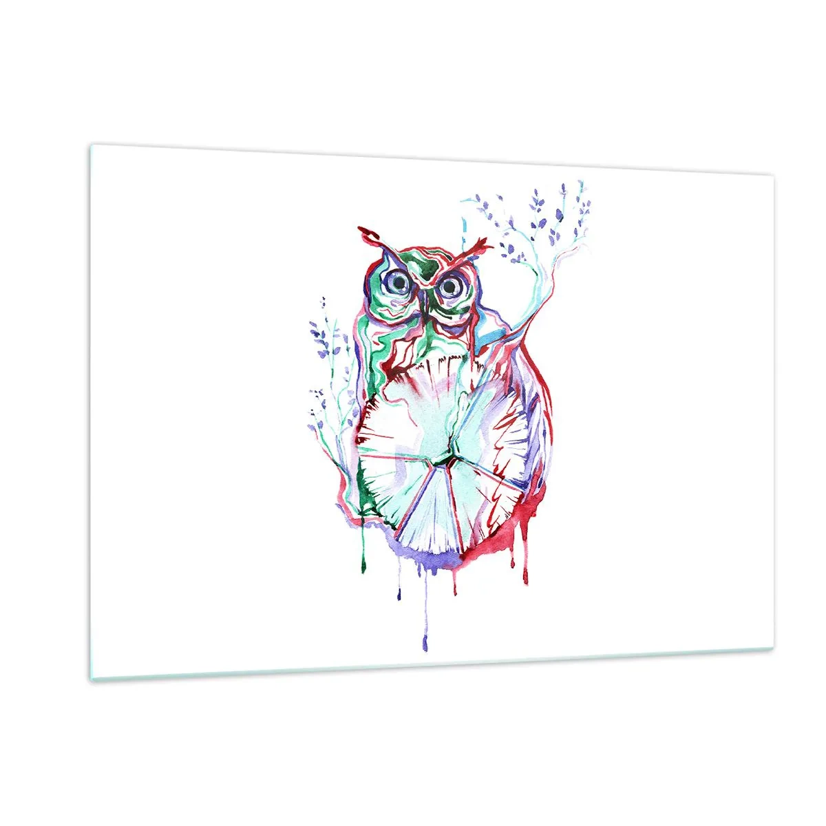 Quadro em vidro - Sábio por natureza - 120x80 cm