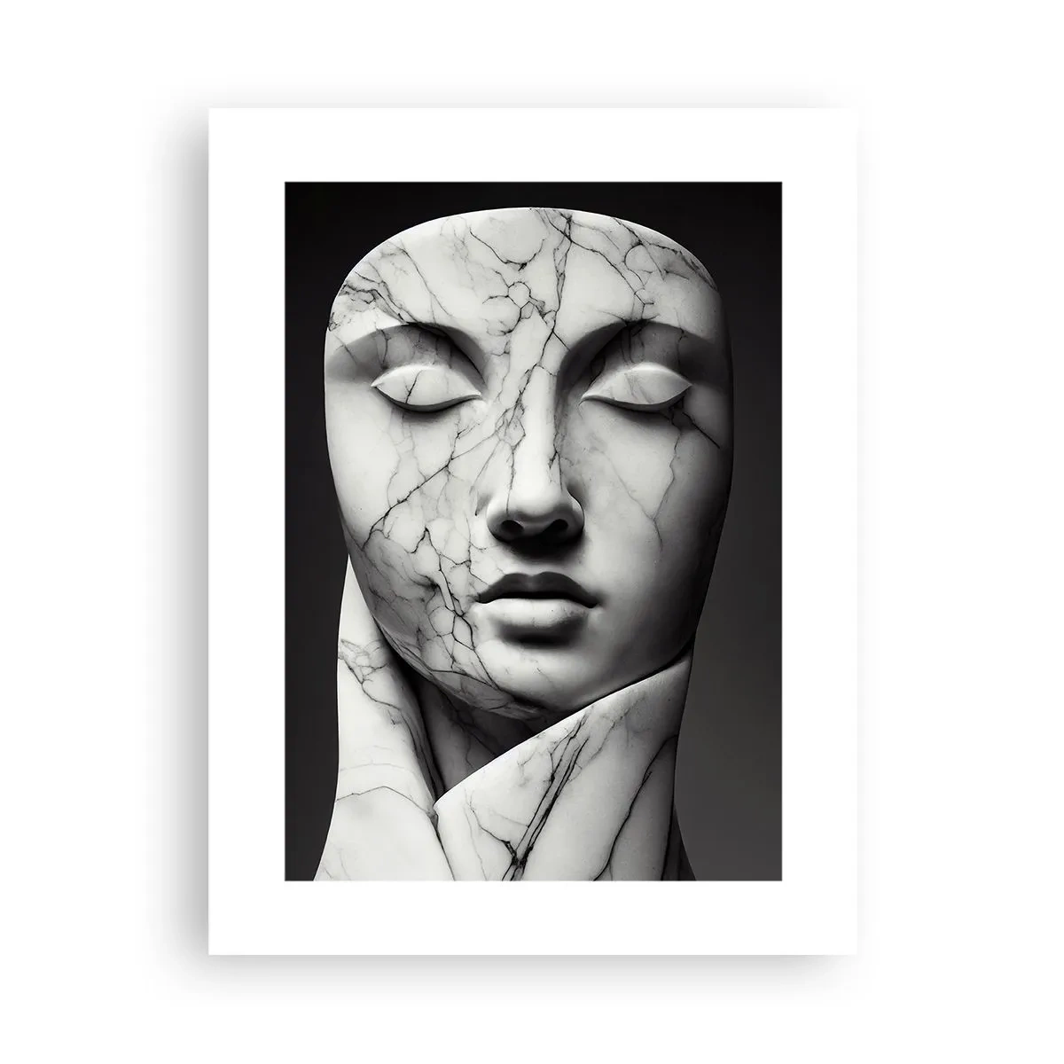 Pôster - Formas de mármore - 30x40 cm