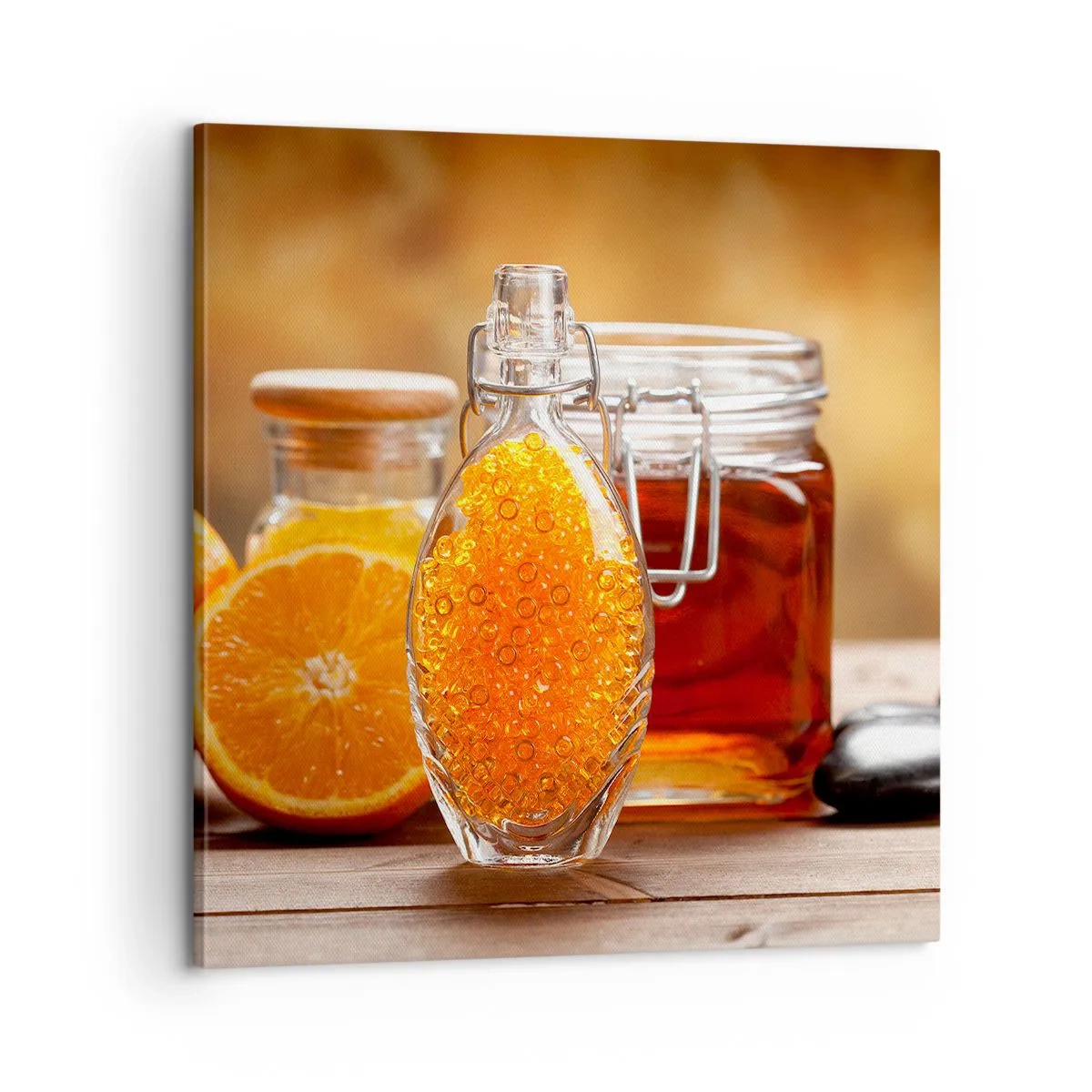 Quadro em tela - Sabores e aromas ensolarados - 60x60 cm