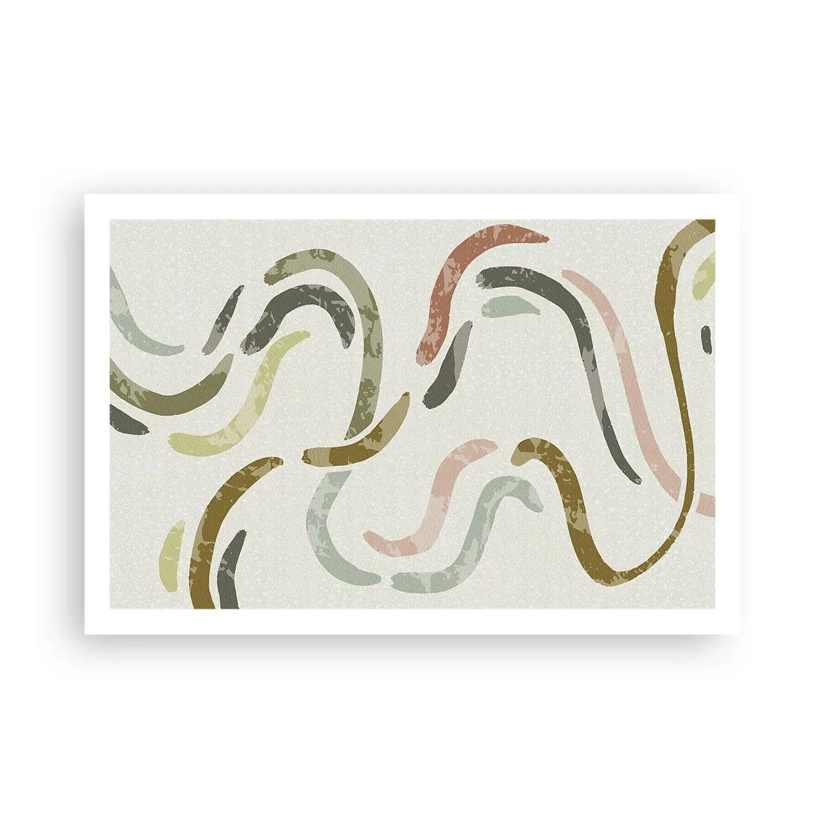 Pôster - Uma alegre dança de abstração - 91x61 cm