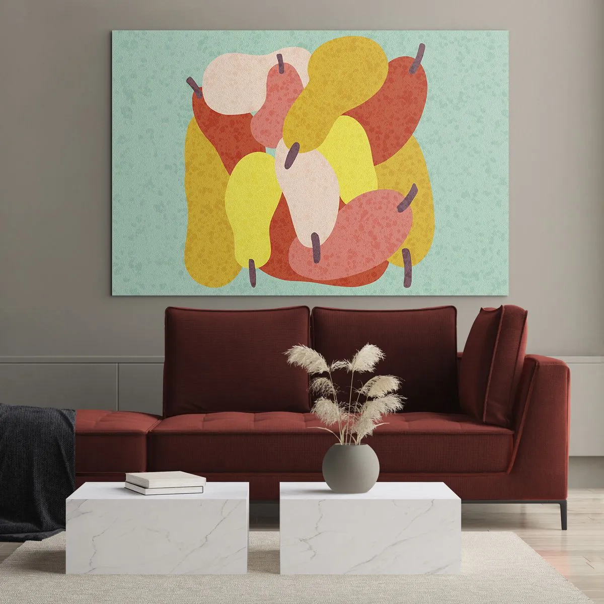 Quadro em vidro - Experimente o sol de verão - 100x70 cm