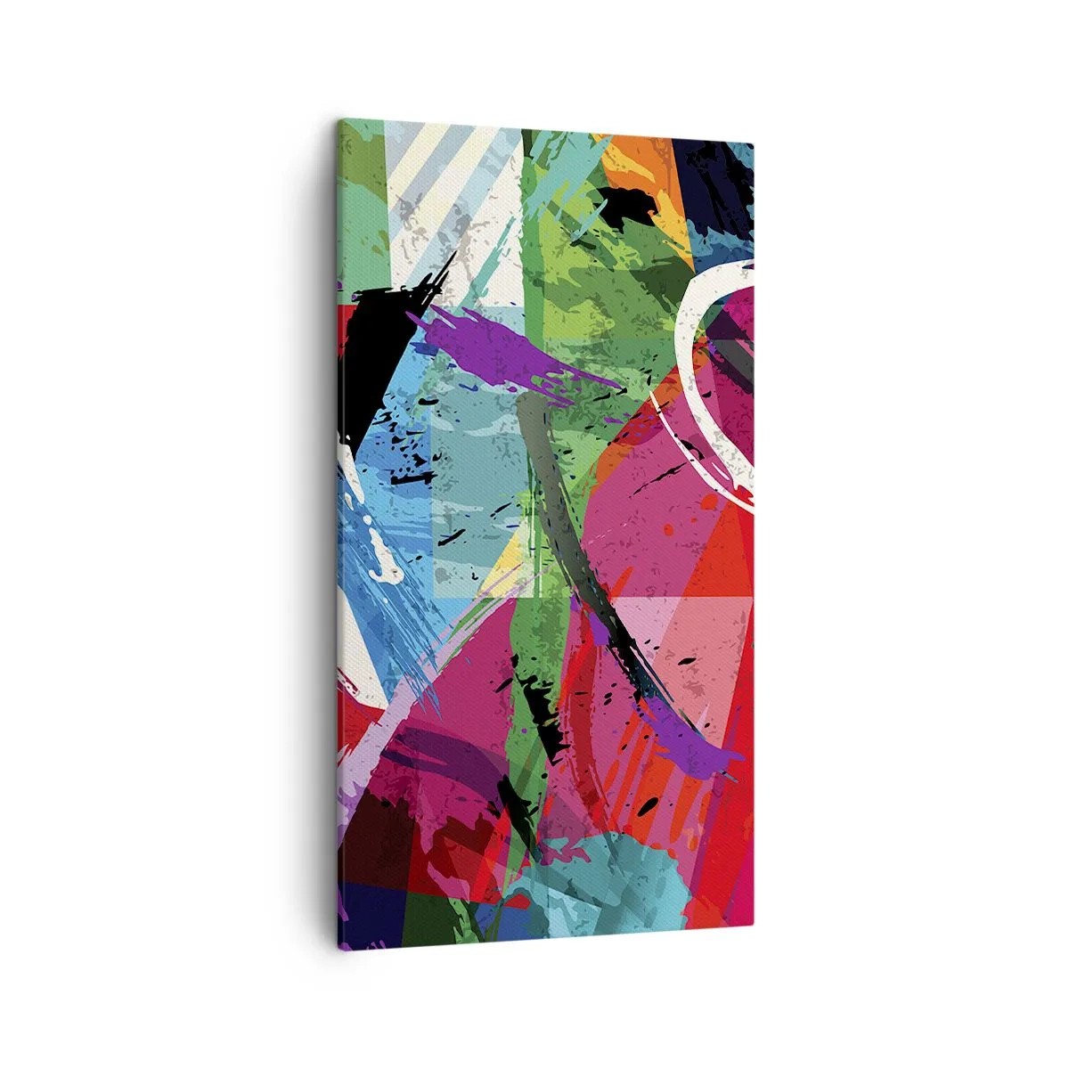 Quadro em tela - Rápido, vivo e animado - 45x80 cm