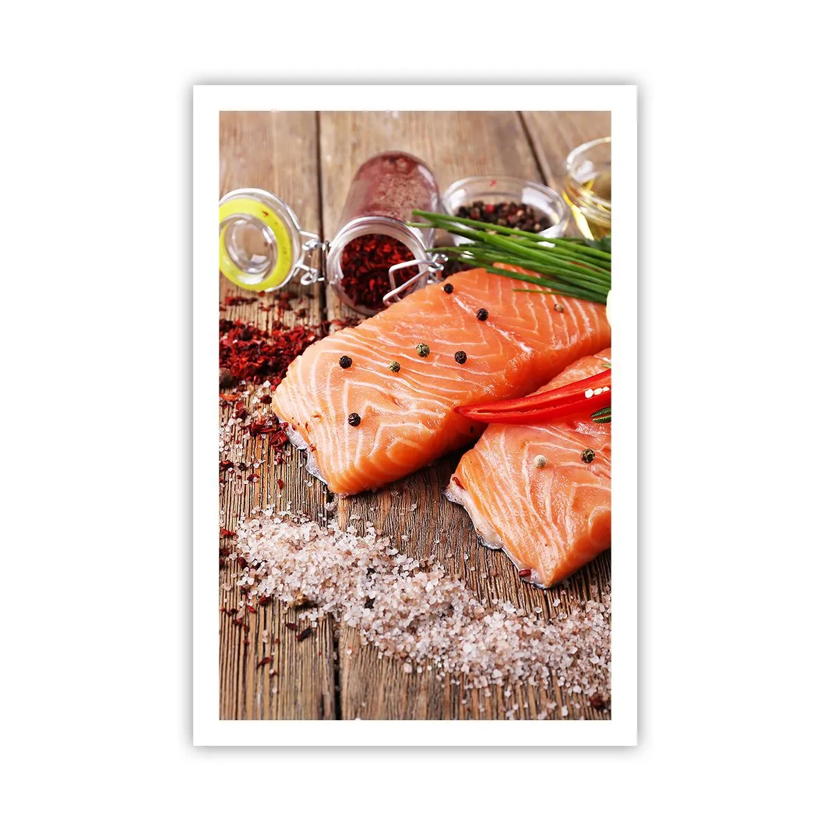 Pôster - Aventura norueguesa na cozinha - 61x91 cm