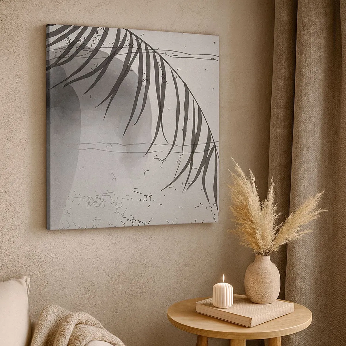 Quadro em tela - O sutil exotismo da natureza - 30x30 cm