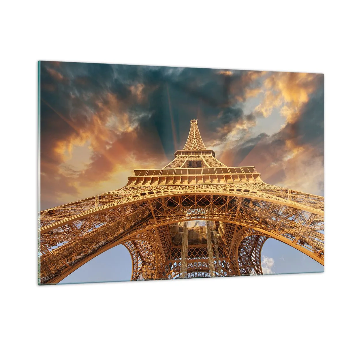 Quadro em vidro - Como a humanidade chegou ao céu - 120x80 cm