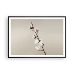 Pôster com moldura preta - Na fonte da suavidade - 100x70 cm