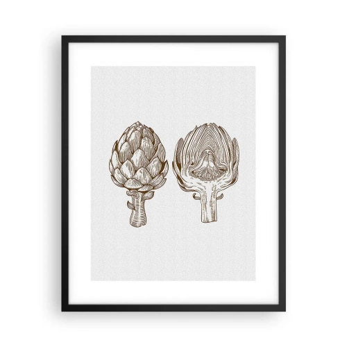 Pôster com moldura preta - Aula de anatomia - 40x50 cm