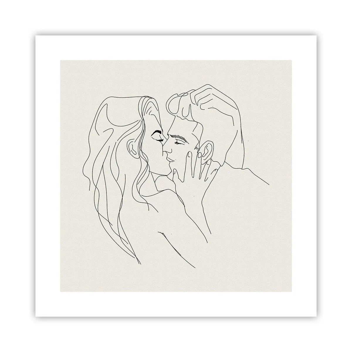 Pôster - Emaranhados pelo sentimento - 40x40 cm