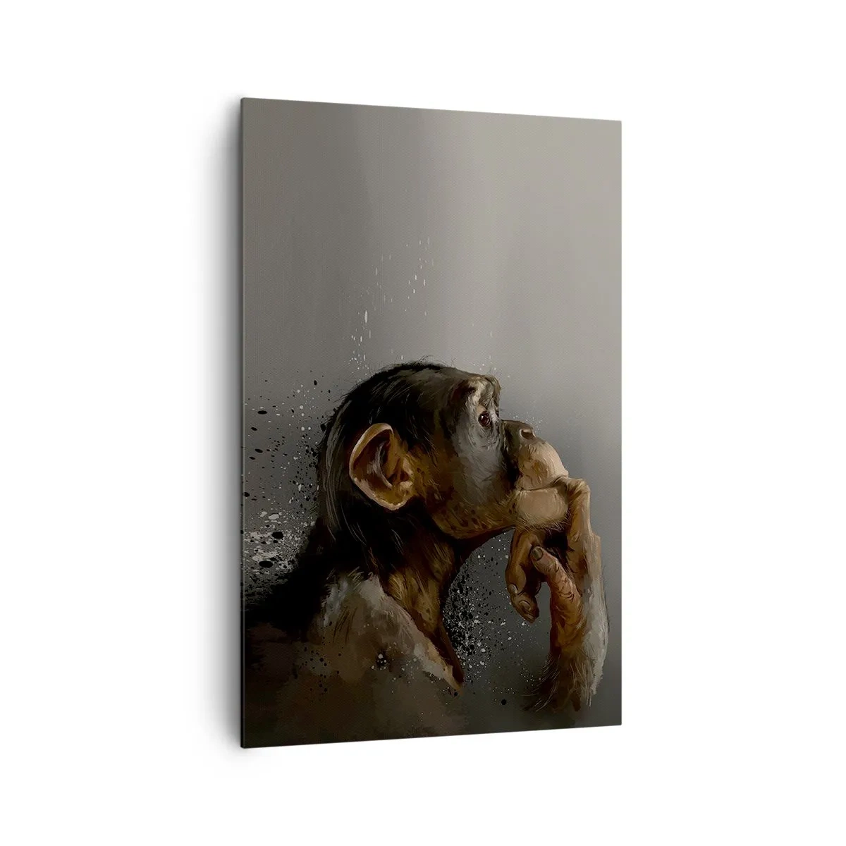Quadro em tela - Certamente um pensador - 80x120 cm