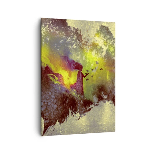 Quadro em tela - Mãe Natureza - 50x70 cm