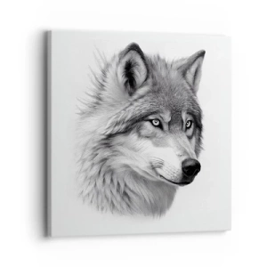 Quadro em tela - Alfa – sem dúvida - 30x30 cm