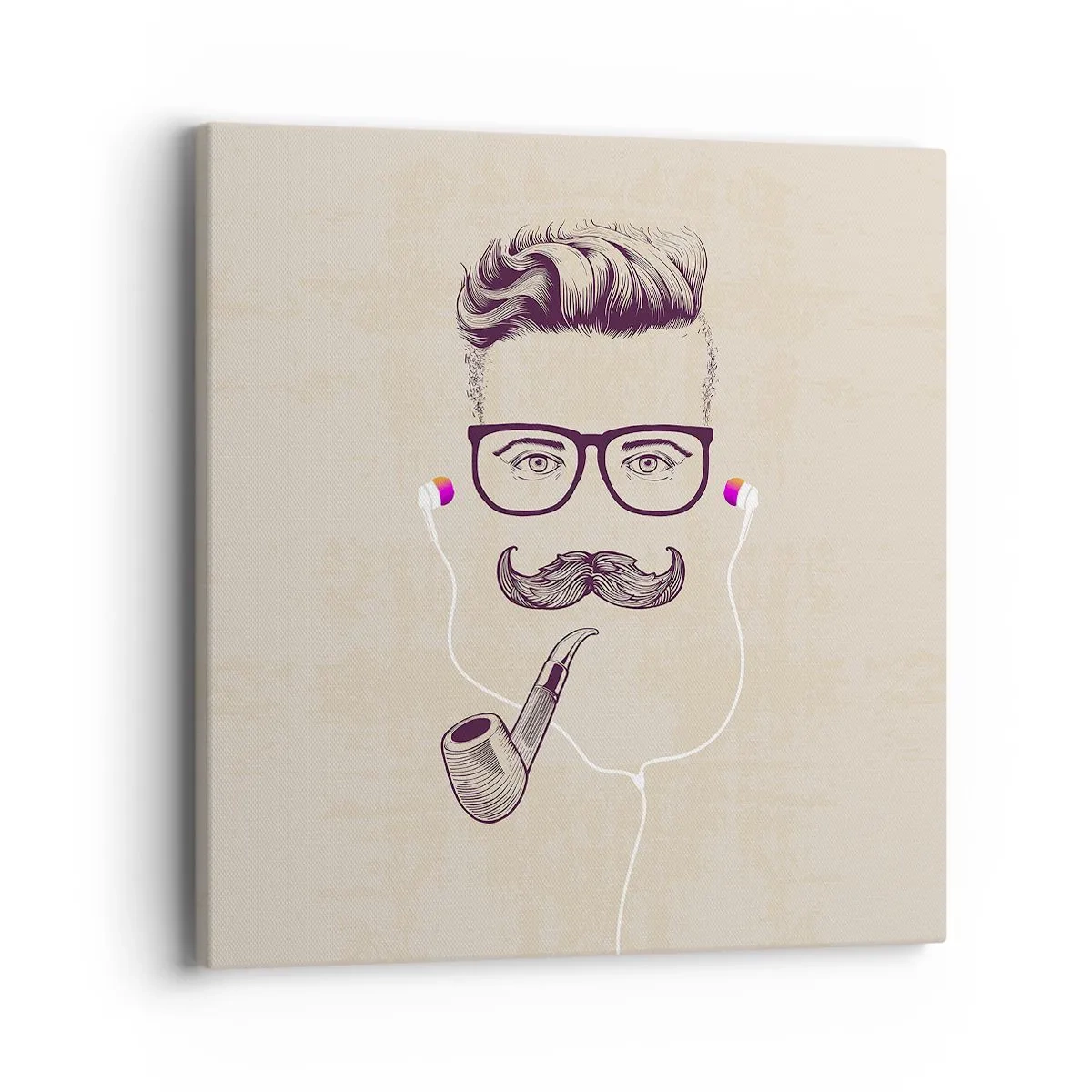 Quadro em tela - Um homem de verdade? - 40x40 cm