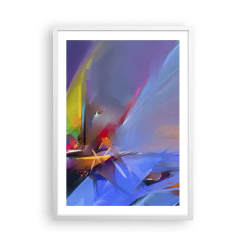 Pôster em moldura branca - Como as asas de um pássaro - 50x70 cm