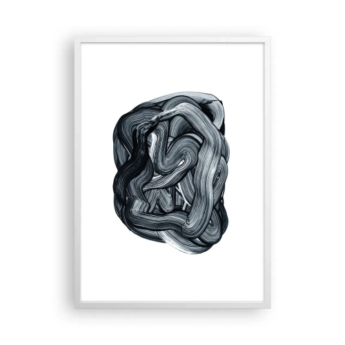 Pôster em moldura branca - Não é assim tão simples - 50x70 cm