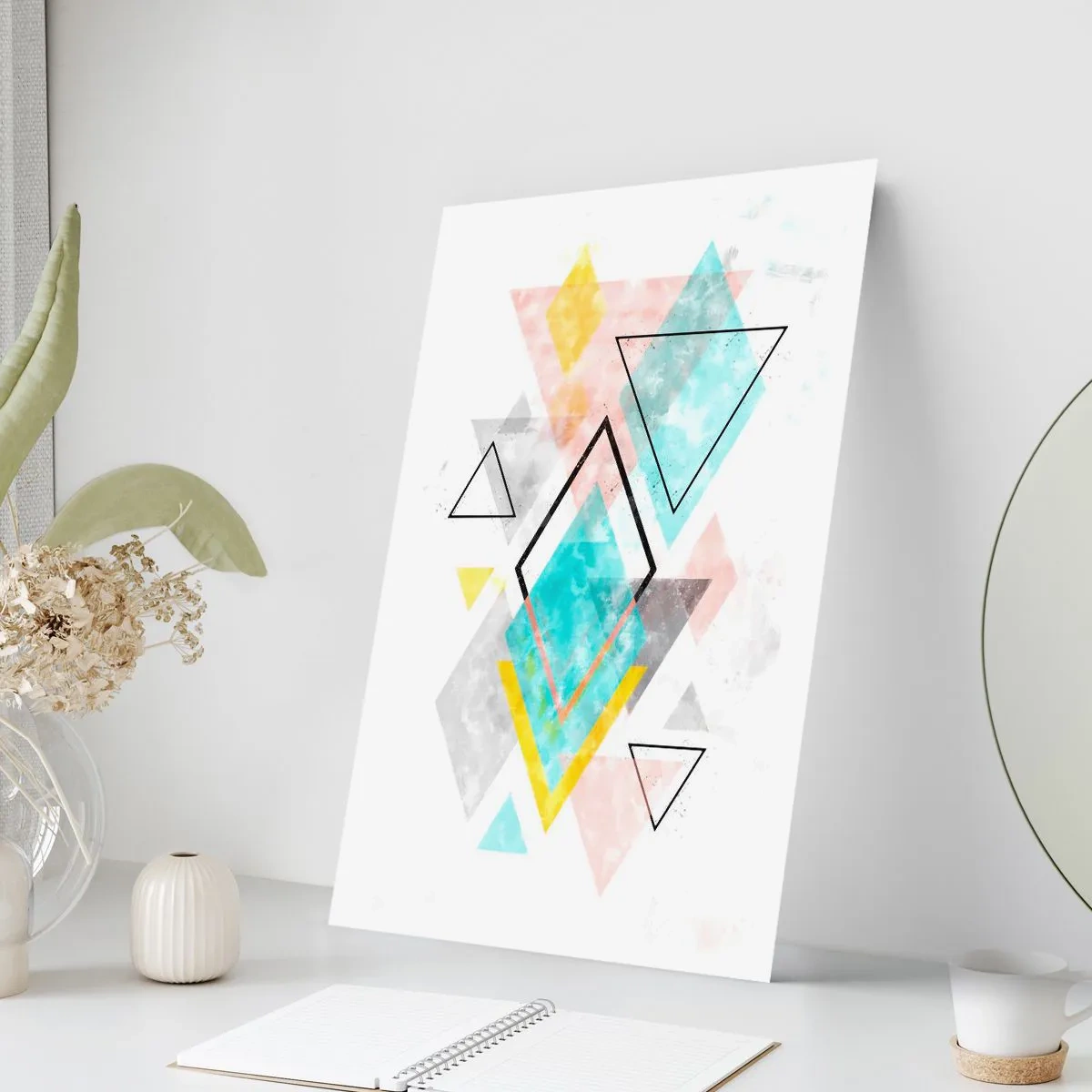 Pôster - Jogo geométrico - 50x70 cm