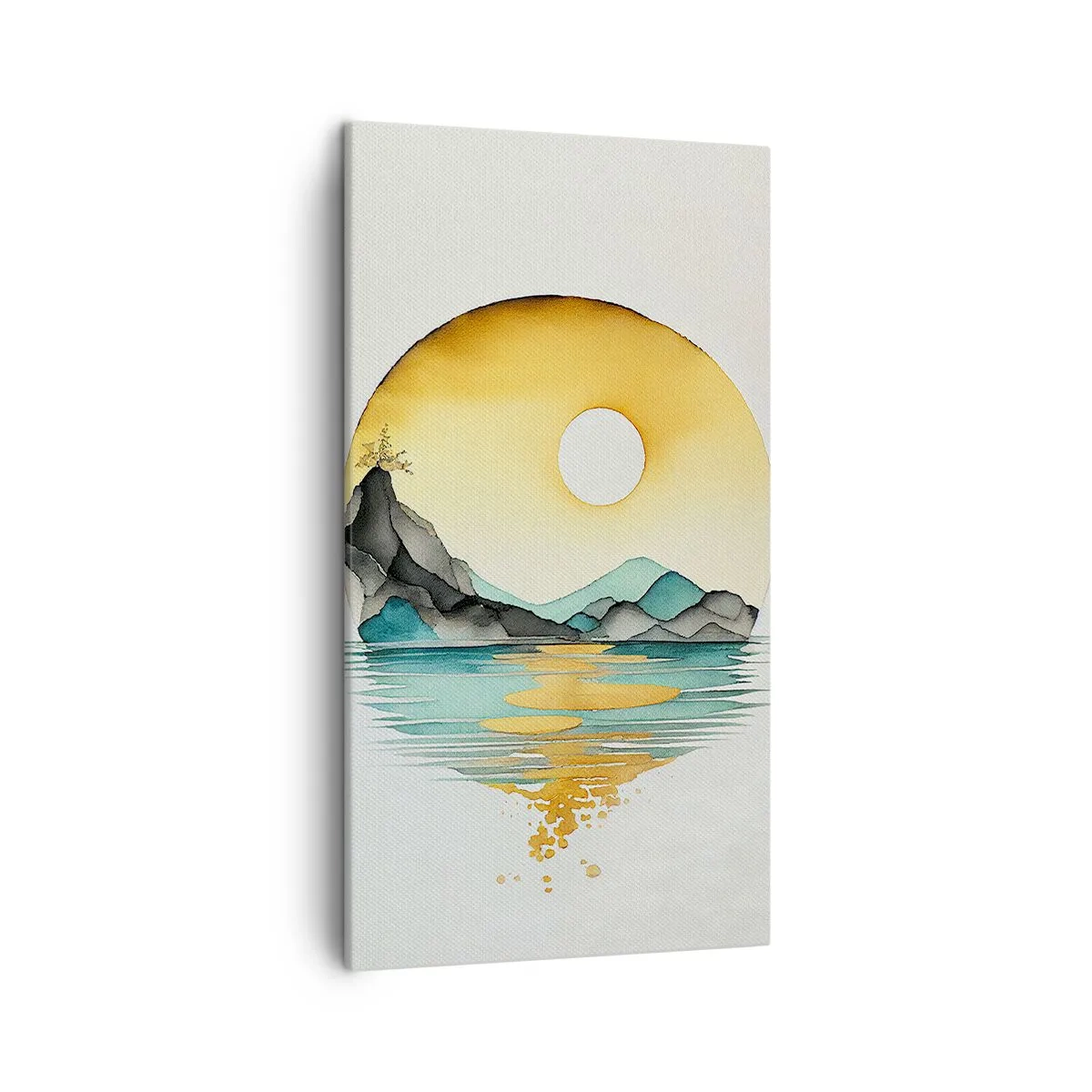 Quadro em tela - No círculo da beleza - 45x80 cm