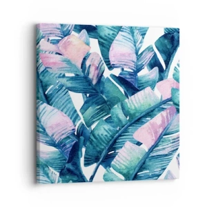 Quadro em tela - Em um bananeiro - 30x30 cm