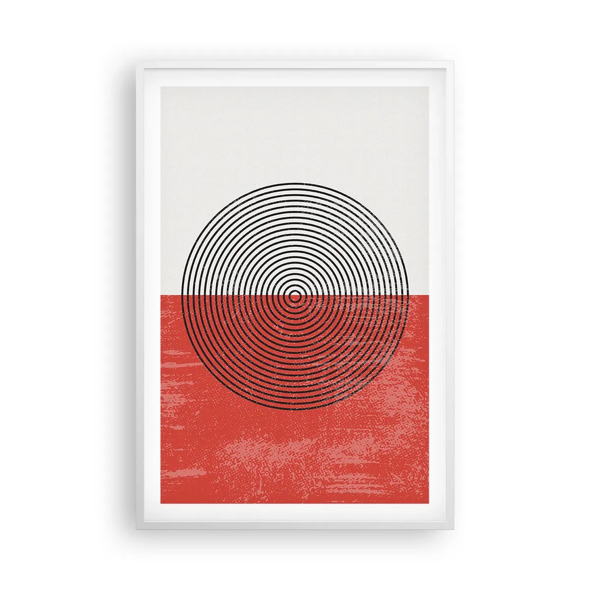 Pôster em moldura branca - Direto ao ponto - 61x91 cm