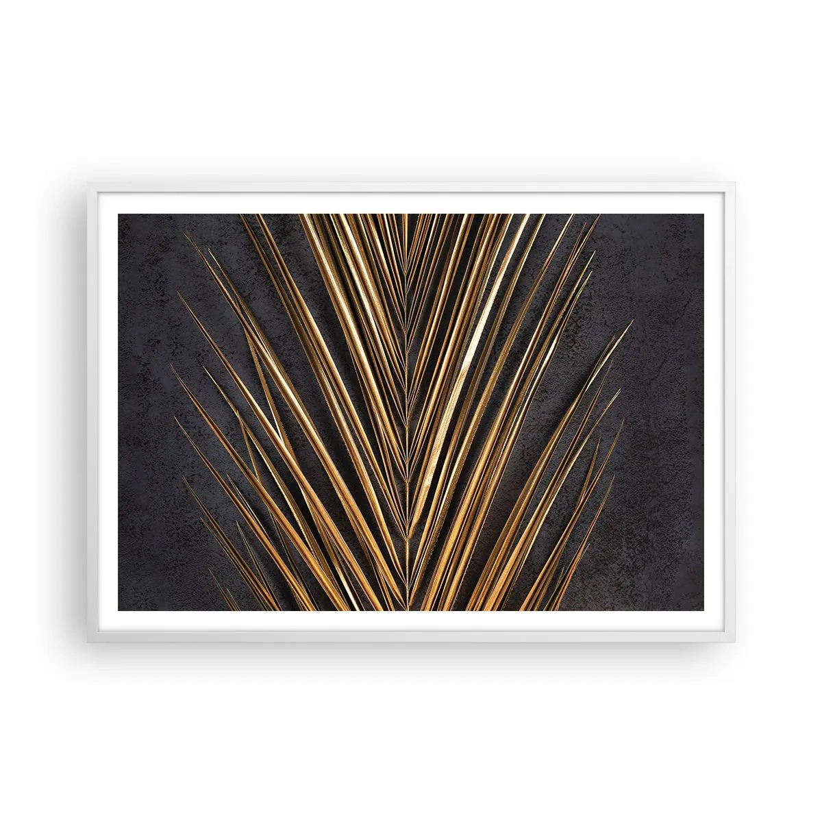 Pôster em moldura branca - Ouro dos trópicos - 100x70 cm