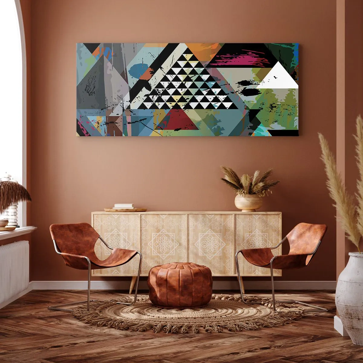Quadro em tela - Como é simples - 120x50 cm