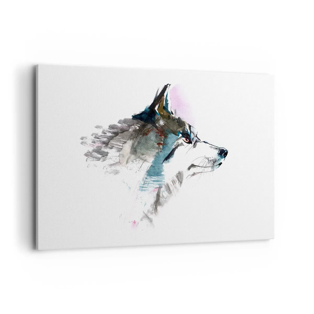 Quadro em tela - O tempo não come o lobo - 100x70 cm