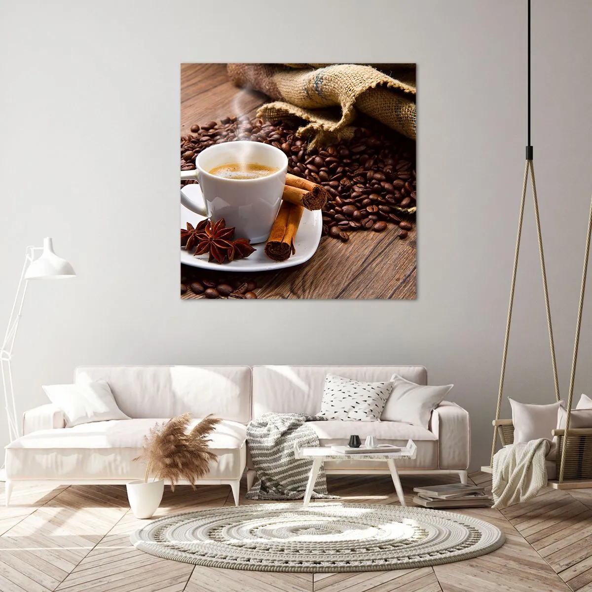 Quadro em tela - Sabor e aroma picantes - 40x40 cm