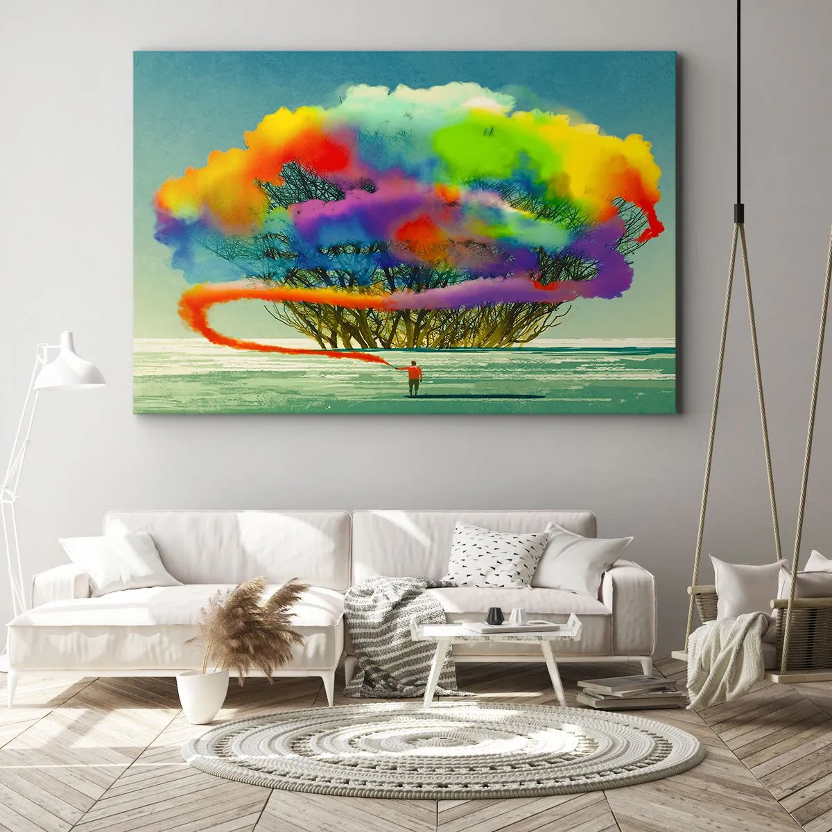 Quadro em tela - Dar vida a este mundo - 120x80 cm