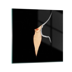 Quadro em vidro - Elegância e estilo - 50x50 cm