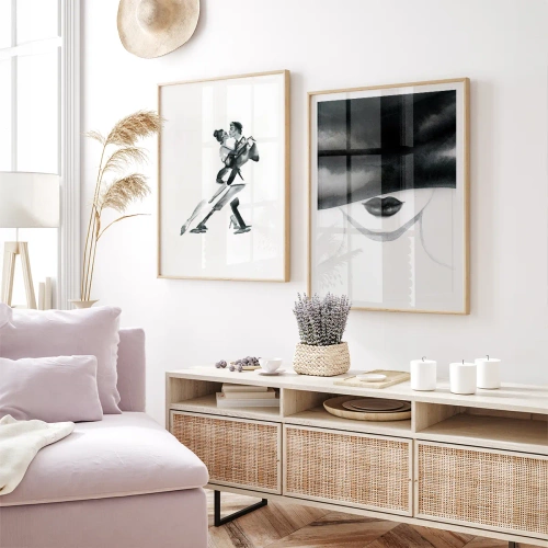 Black and white no. 3 - Inspiração para a sala