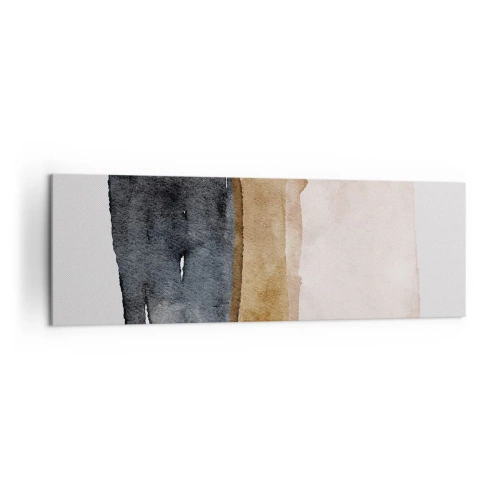 Quadro em tela - Composição das cores da terra - 160x50 cm