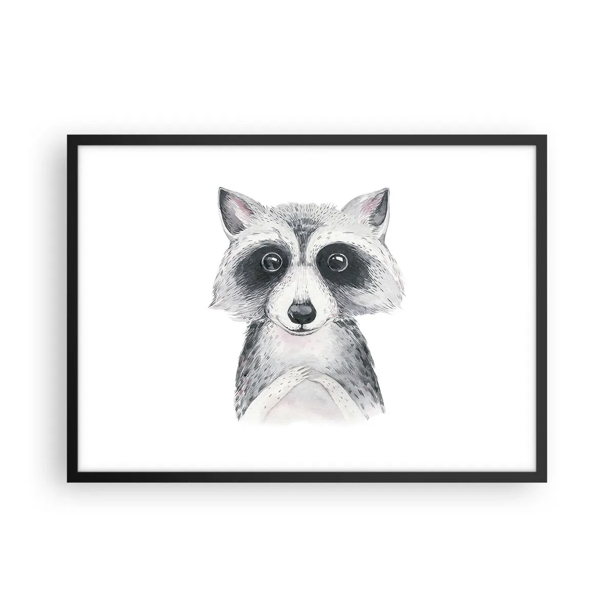 Pôster com moldura preta - Um momento de emoção - 70x50 cm