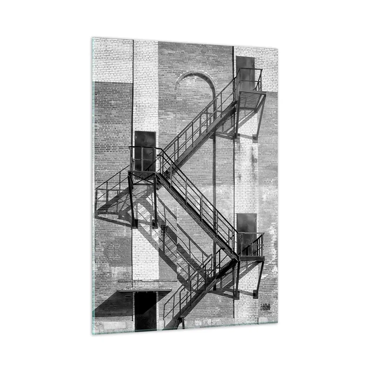 Quadro em vidro - Estilo industrial - 50x70 cm