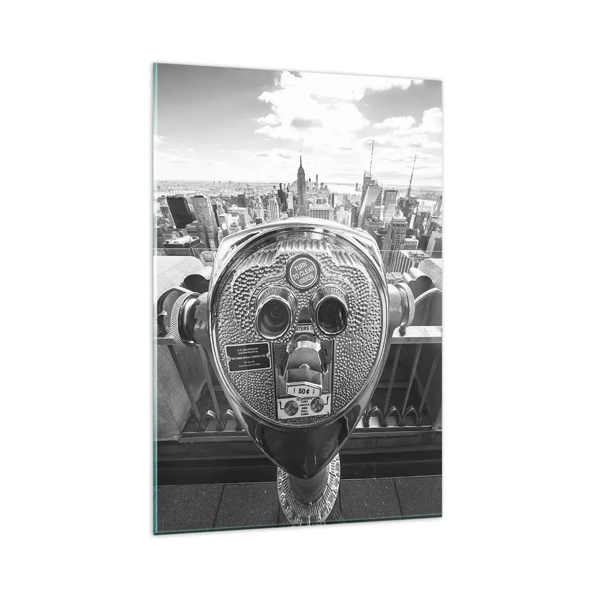 Quadro em vidro - A cidade das cidades - 80x120 cm