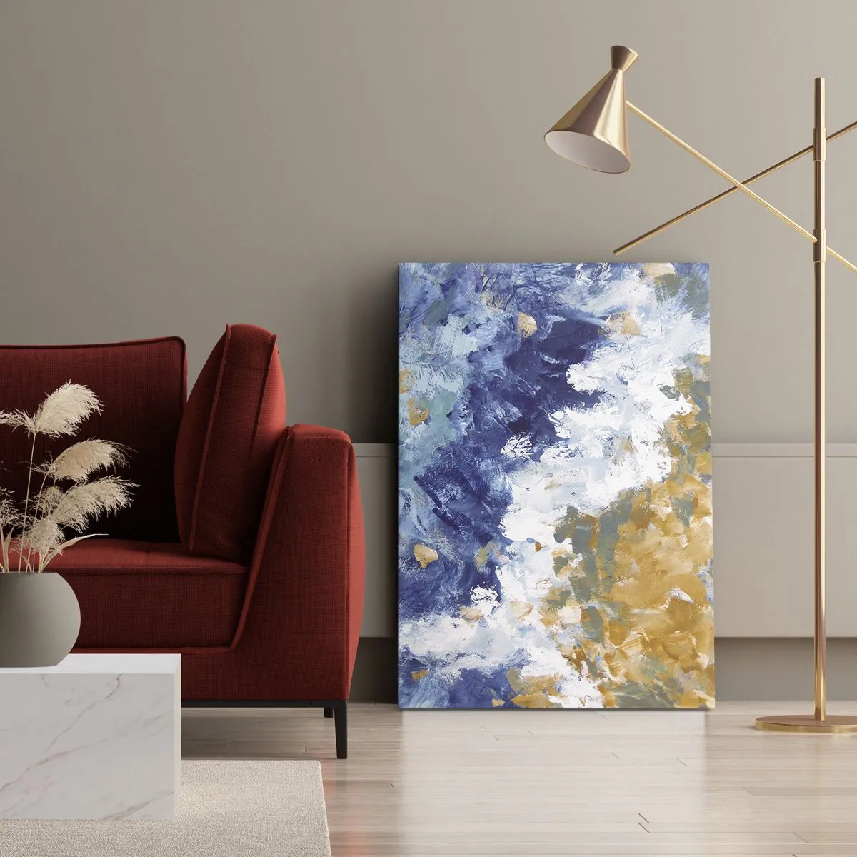 Quadro em tela - Dança dos elementos - 50x70 cm