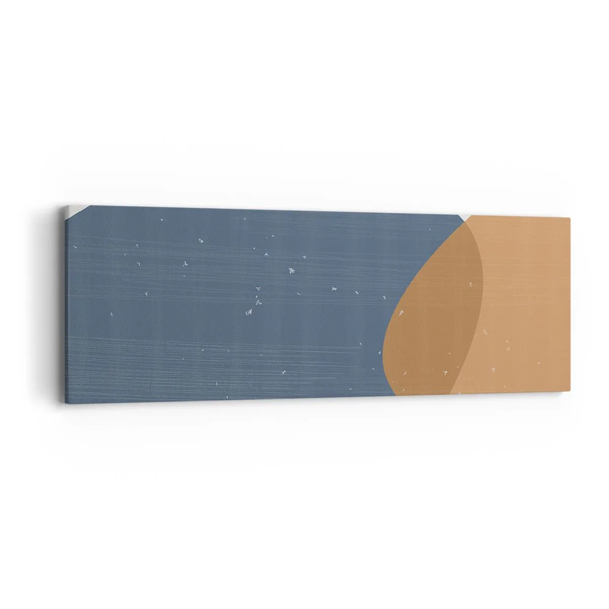 Quadro em tela - Ovais e influências - 90x30 cm