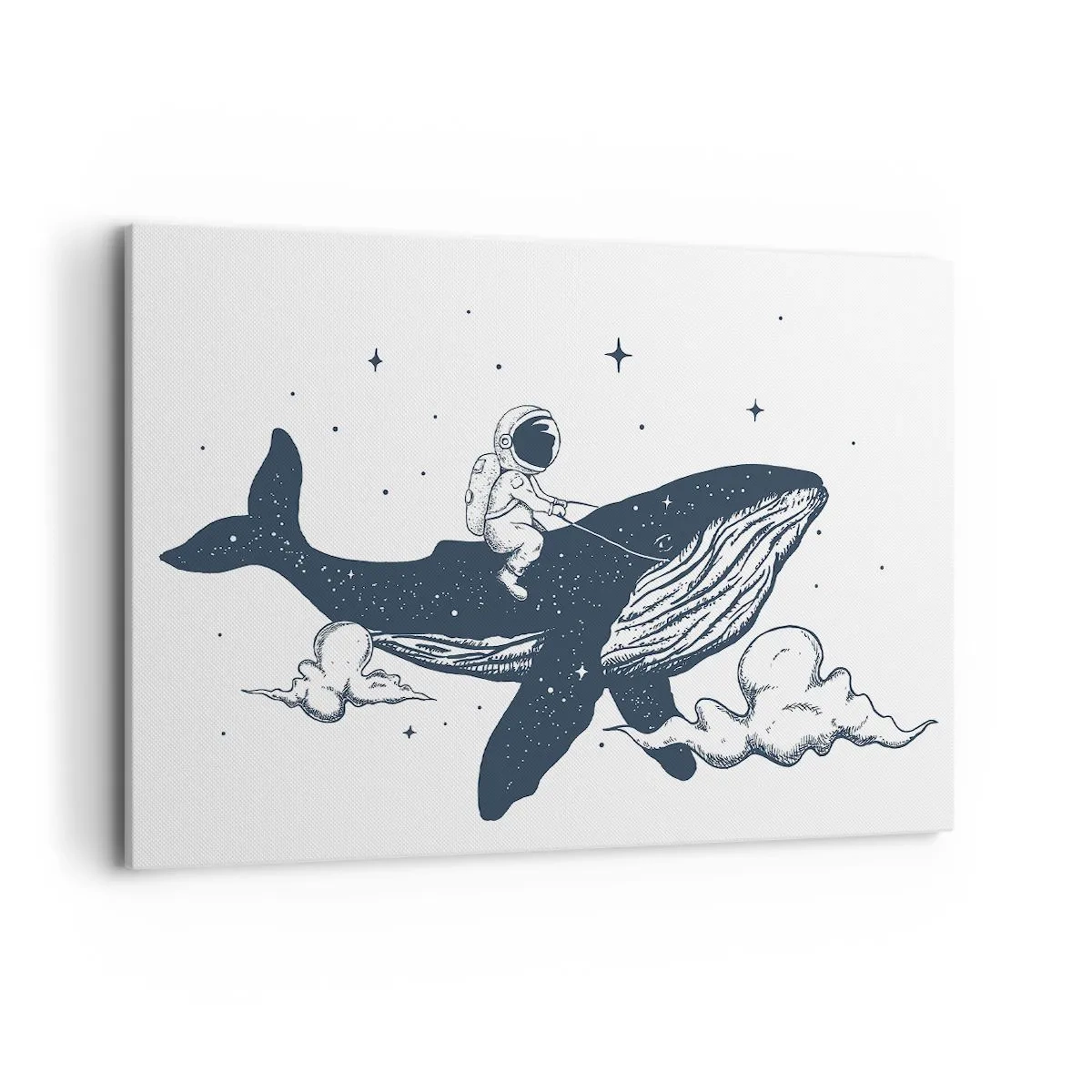 Quadro em tela - Aventura espacial - 100x70 cm