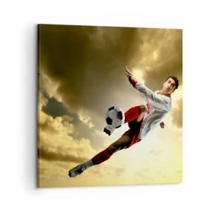 Quadro em tela - O céu do futebol - 60x60 cm