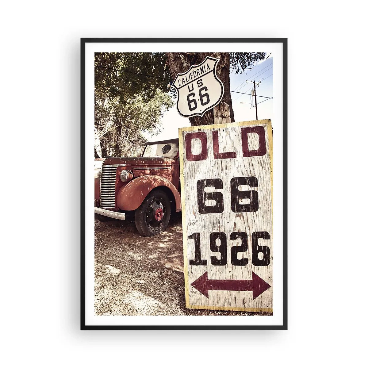 Pôster com moldura preta - A lenda de uma província americana - 70x100 cm