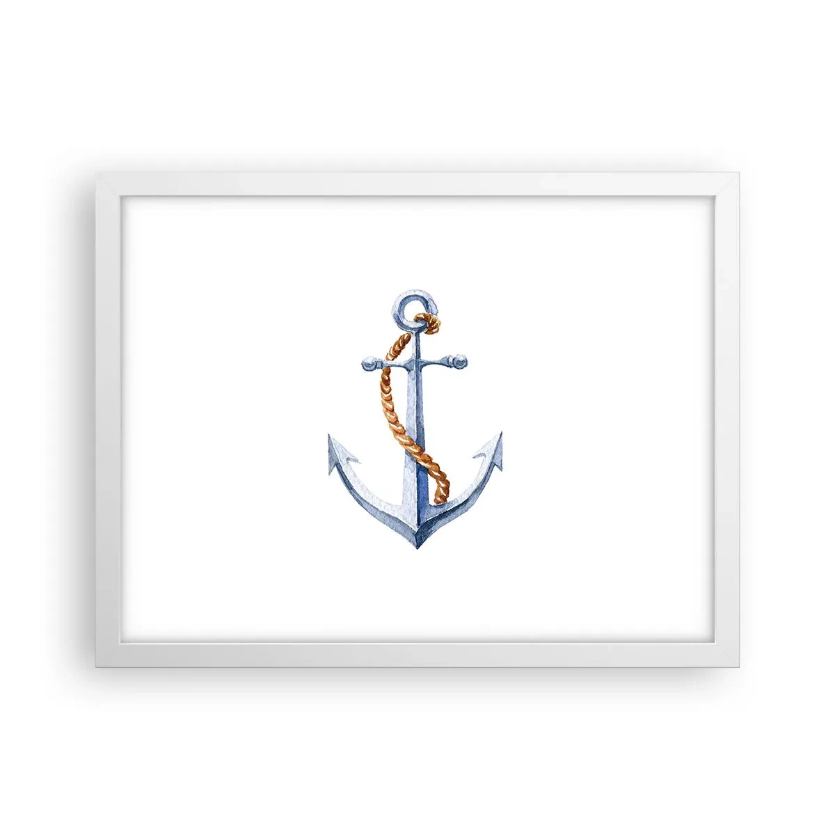 Pôster em moldura branca - Ahoy aventura! - 40x30 cm