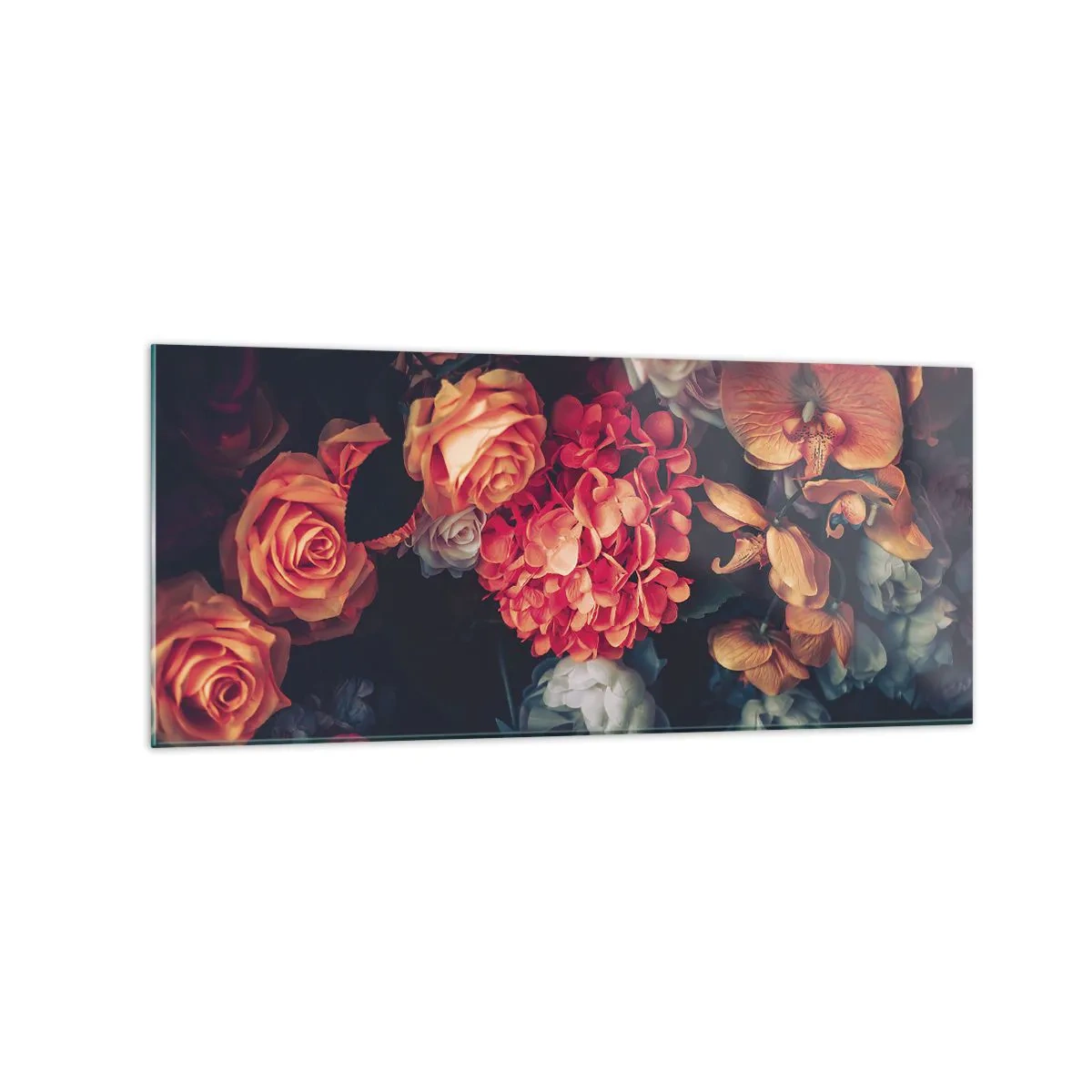 Quadro em vidro - Como nos mestres holandeses - 120x50 cm