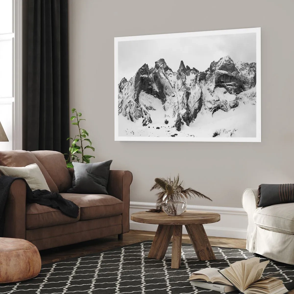 Pôster - O assustador cume de granito - 70x50 cm