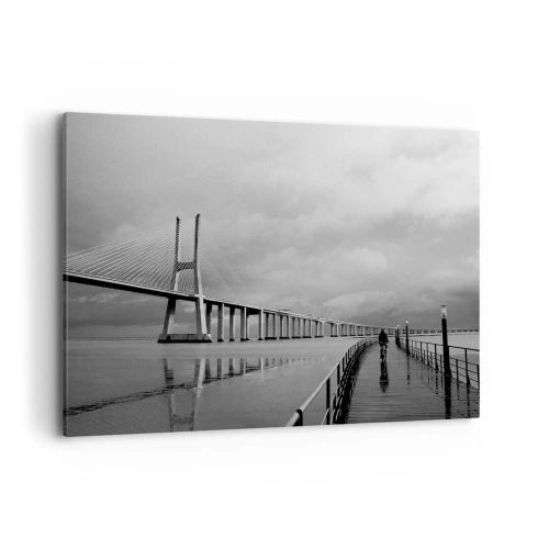 Quadro em tela - Cada um com o que merece - 120x80 cm