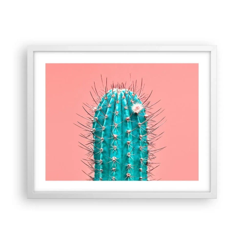 Pôster em moldura branca - Apenas olhe - 50x40 cm