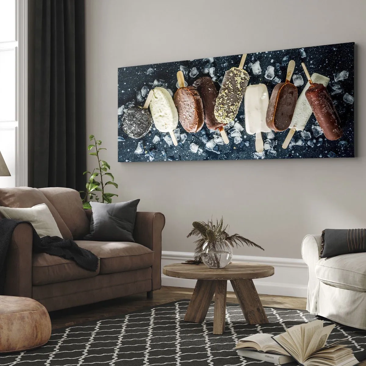 Quadro em tela - O sabor de um verão quente - 100x40 cm