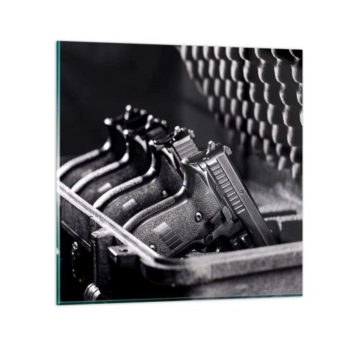 Quadro em vidro - Desporto masculino - 70x70 cm