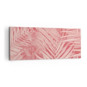 Quadro em tela - Conceito cor-de-rosa - 100x40 cm
